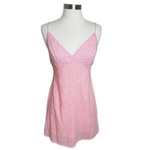 3/$30 Princess Polly Mini Dress Womens US 4 Pink Dainty Floral Print A Line
